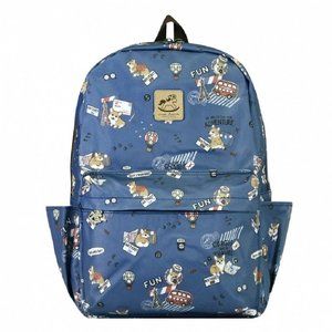 Waterproof Corgi Large Backpack for School Work